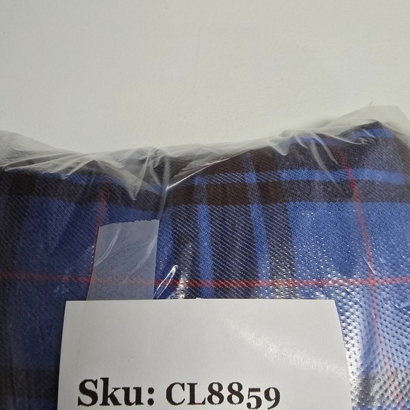 Madewell Shirt Mens Medium Blue Plaid Easy Fit Button Up Long Sleeve Easy Fit - Picture 12 of 12